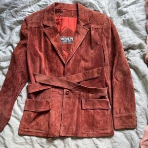 Vintage Deadstock 70s Suede Coat